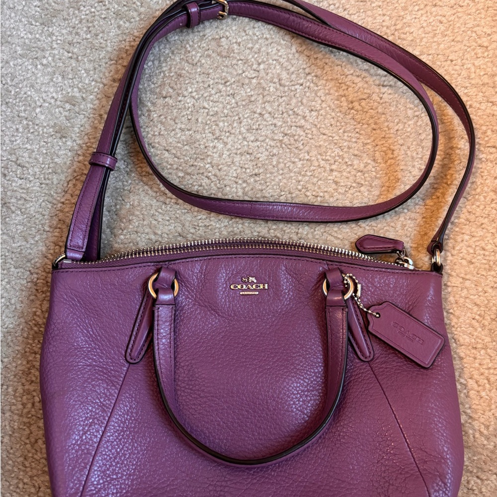 Coach Mulberry Leather Satchel